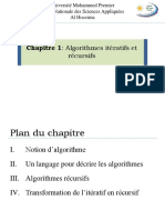 Chapitre 1 - Algorithmes Iteratif Et Recursif