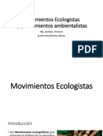 8 Movimientos Ecologistas y Pensamientos Ambientalistas