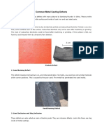 Common Metal Casting Defects