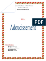 TP Adoucissement