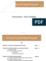 Finance Entrepreneuriale A DUMON