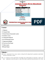 Fabrication Pnuematic Trainer Kit For Educational Purposes