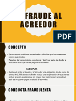 El Fraude Al Acreedor