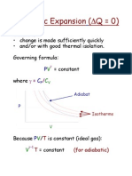 Adiabatic Expansion Efficiency