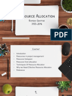 Resource Allocation in Software Project Management