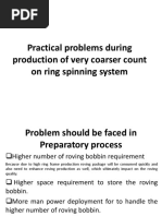 Problem Due To Production of Courser Count