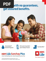 HDFCLife SanchayPlus ProductBrochure