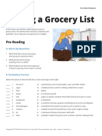 76 - Making A Grocery List - US