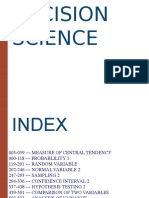 Decision Science