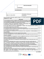 Teste - UFCD 3533 - Receção e Encaminhamento