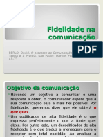 UEFS - Fidelidade Na Comunicacao