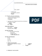 Residential Fire Sprinkler Calculation