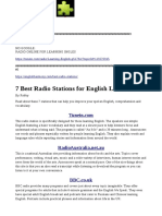 Radios Learning English