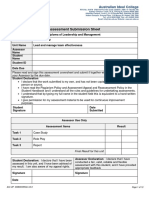 BSBWOR502 Assessment Tasks