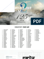 Font Catalog PDF