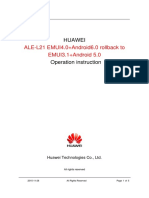 HUAWEI ALE-L21 Android6.0 Rollback To Android5.0 Operation Instruction v1.2