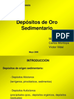 Depositos de Oro Sedimentario