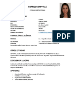 Curriculum Vitae Borrador