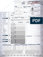 Savage Worlds - Interface Zero - Character Sheet