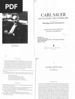 Carl Sauer On Culture and Landscape PDF