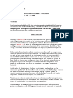 Tema 23 Los Actos de Comunicación Con Otros Tribunales y Autoridades