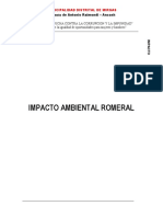 Impacto Ambiental Romeral