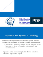 Session 3 & 4 - CT and Communication