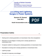 Electromagnetic Transient in Power System and Insulation Coordination Studies PDF