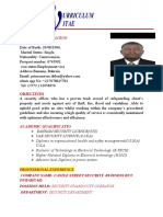 Security Guard CV