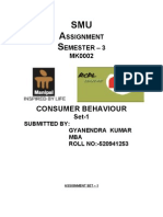 SMU A S: Consumer Behaviour