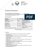 Pyrotechnic Worksheet 5: Test Title