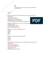 Module 2 Exam Answers: Physical Data Link