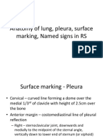 Anatomy of Lung, Pleura, Surface Marking