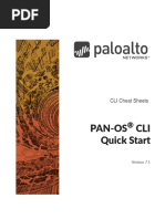 Palo Alto CLi Cheat Sheet