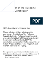 Evolution of The Philippine Constitution