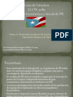 Guía de Estudios - Periodo Moderno de La Economía de PR - Operacion Manos A La Obra