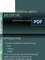 Injury Prevention, Safety and First Aid