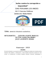 DERECHO TRIBUTARIO Trabajo Grupal