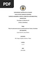 Flujo de Operaciones de Frutas y Hortalizas