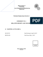 EXP1 - Relative Density-Min