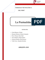 Informe - La Puntualidad