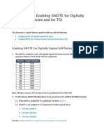 Cheatsheet For Digsignnotes Snote Tci