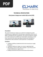 Technical Specification - Dual Power Change-Over Switch EQ1 Series (ATS)