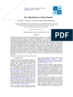 Road Tunnel Fire CFD Simulation Paper