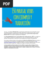 150 Phrasal Verbs Con Traducción y Ejemplos