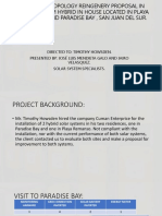 Network Topology Reingenery Proposal in Solar System Hybrid