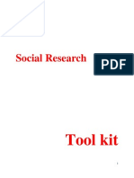 Social Research: Tool Kit