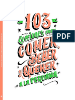 Libro 103 Lecciones para Comer, Beber y Amar A La Peruana