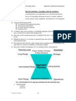 Production Planning (Aggregate Planning) : Planning Level Strategic Orientation Long Range