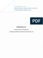 BP Deepwater Horizon Oil Spill and Offshore Drilling: Attachment 5